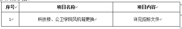 1487cc威斯尼斯科技楼、公卫学院风机箱更换项目二次招标公告