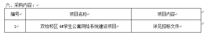1487cc威斯尼斯双怡校区4#学生公寓网络系统建设项目